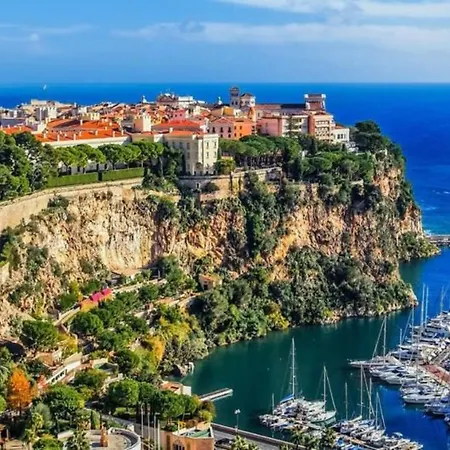 Luxurious Flat At 5 Min By Walk To Monaco, Free Parking And Sea View Apartment